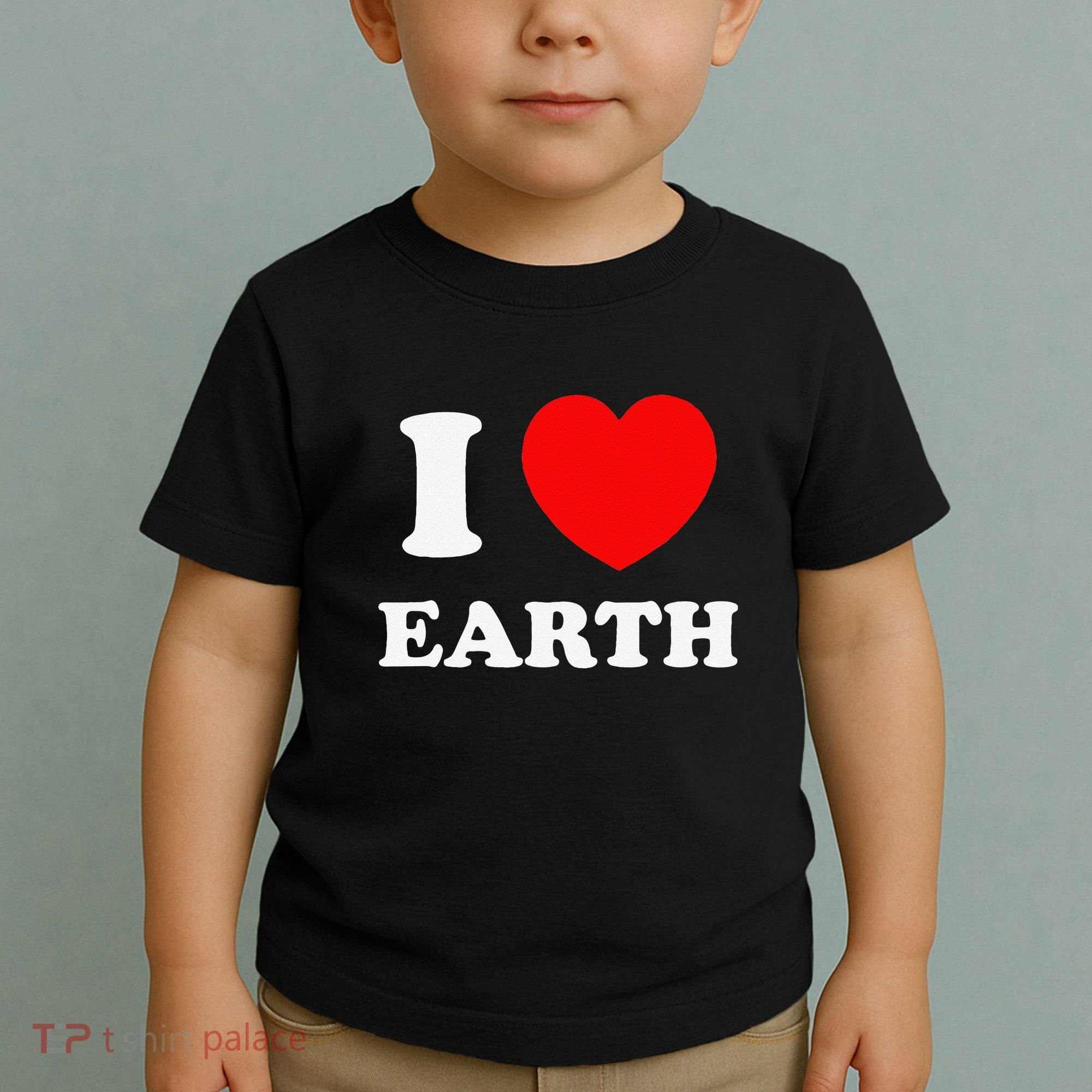 I Love Heart Earth World Earth Day Toddler T-Shirt