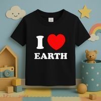 I Love Heart Earth World Earth Day Toddler T-Shirt thumb 3