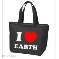 I Love Heart Earth World Earth Day Tote Bag thumb 3