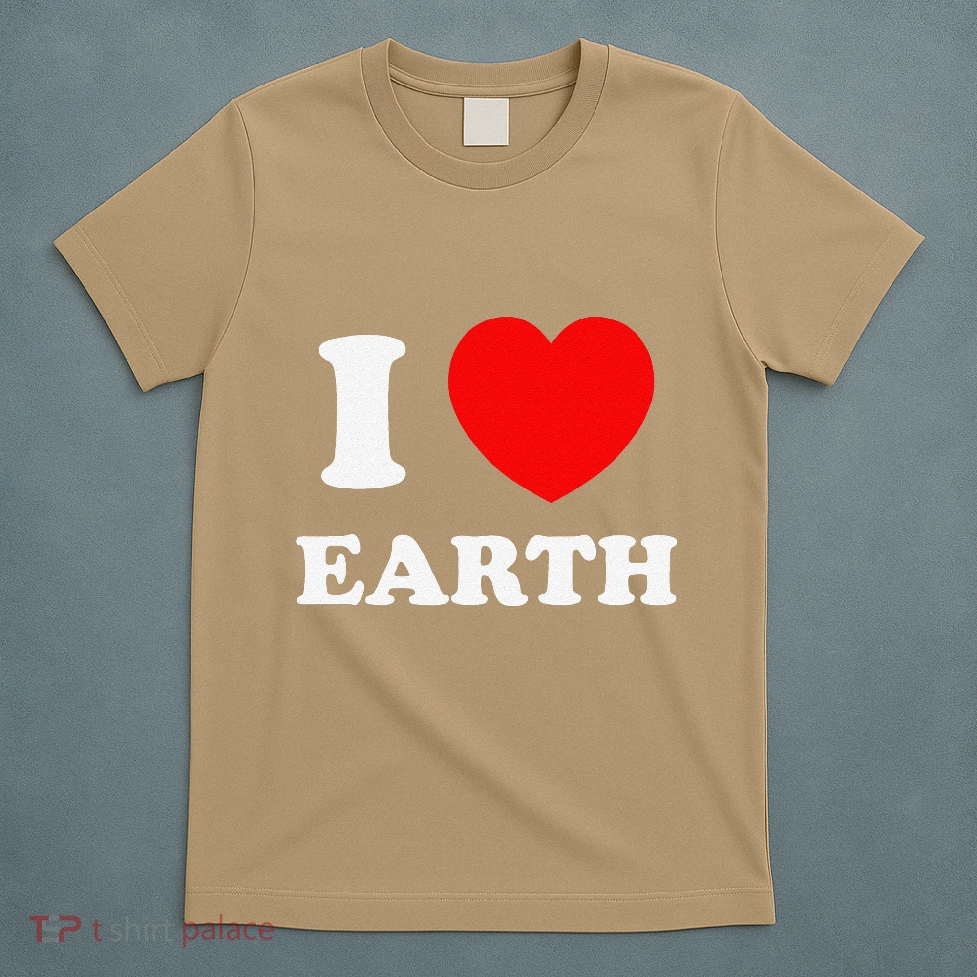 I Love Heart Earth World Earth Day T-Shirt