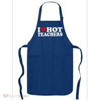 I Love Hot Teachers Apron thumb 0