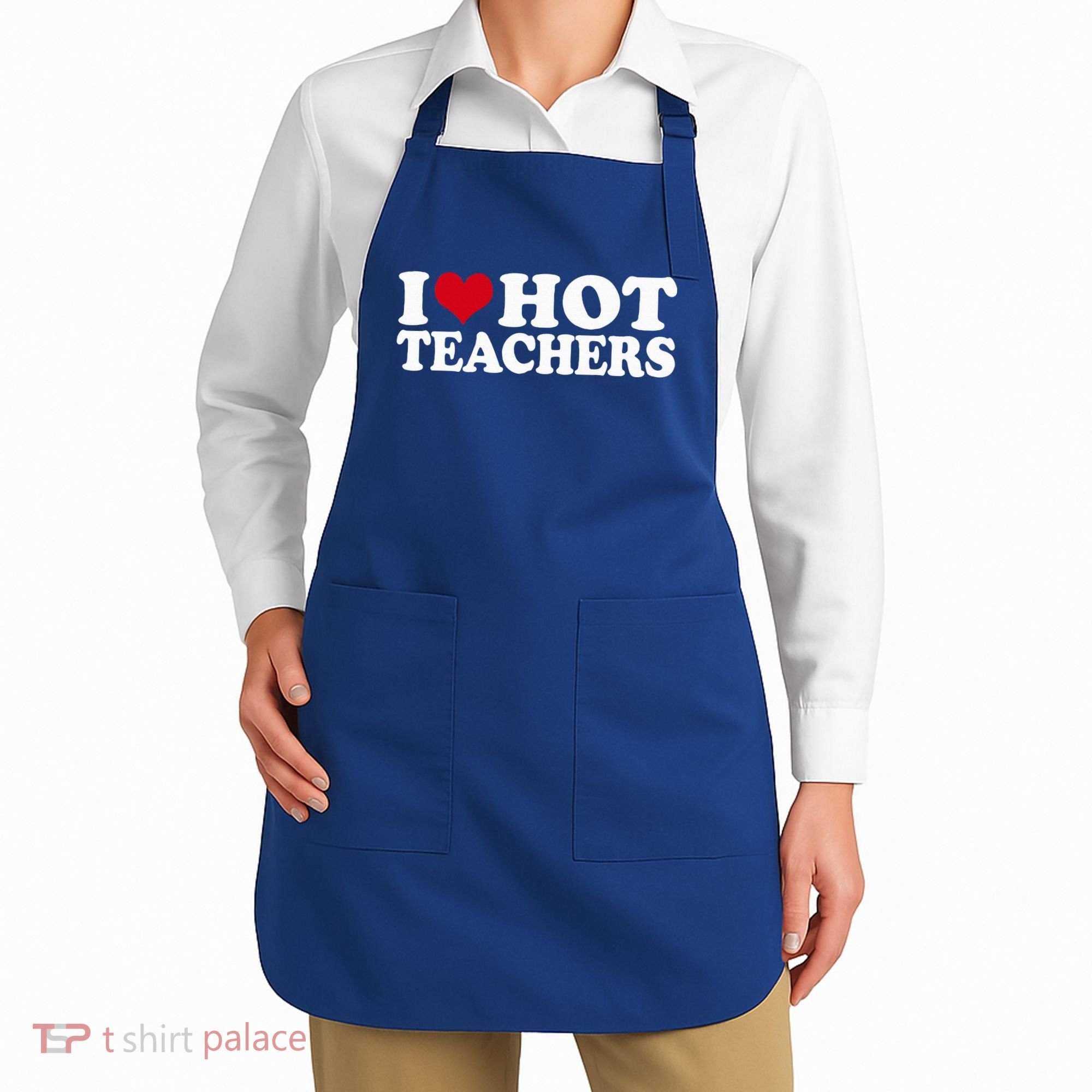I Love Hot Teachers Apron