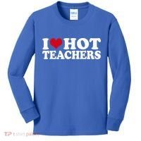 I Love Hot Teachers Kids Long Sleeve Shirt thumb 0