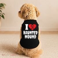 I Love Haunted Mound Cute Gift Doggie Tank thumb 2