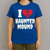 I Love Haunted Mound Cute Gift T-Shirt thumb 4