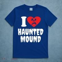 I Love Haunted Mound Cute Gift T-Shirt thumb 5