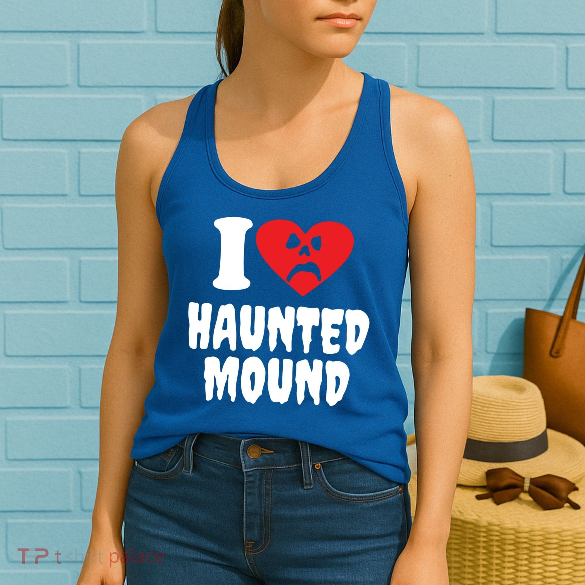 I Love Haunted Mound Cute Gift Women's Tank Top