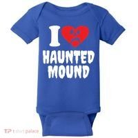 I Love Haunted Mound Cute Gift Baby Bodysuit thumb 0