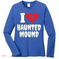 I Love Haunted Mound Cute Gift Women's Long Sleeve Shirt thumb 0