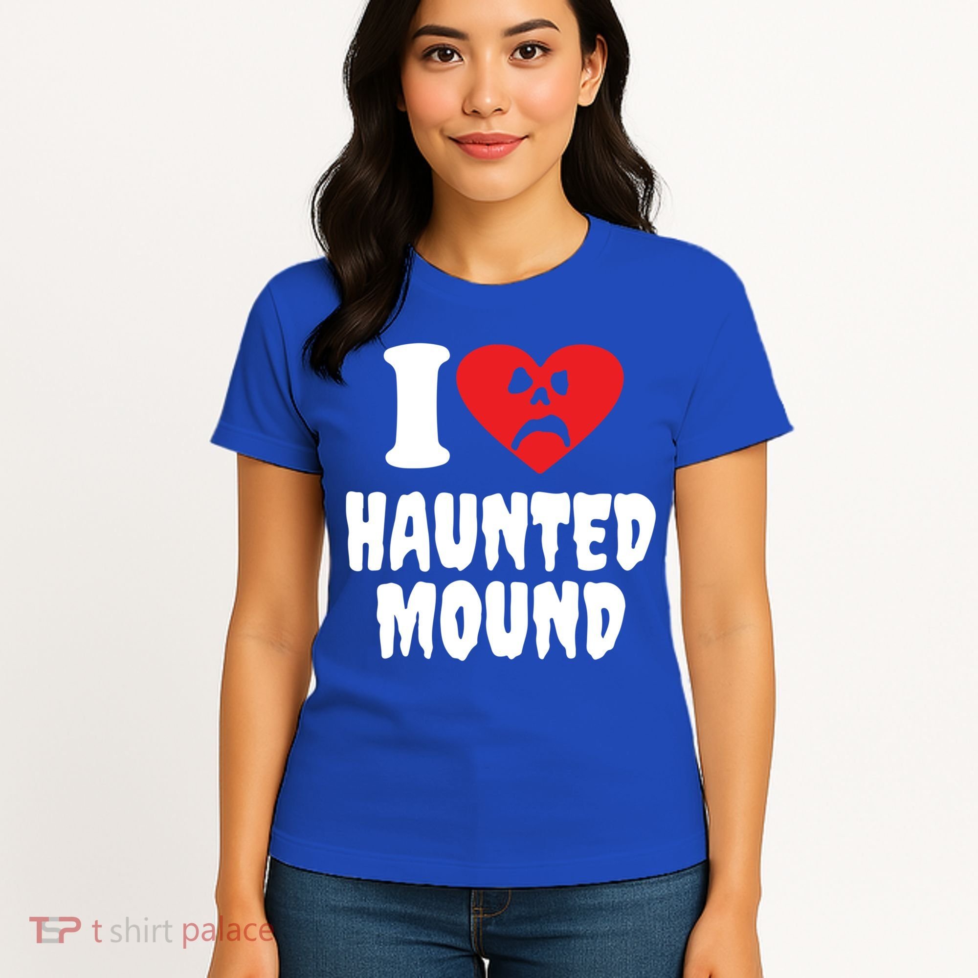 I Love Haunted Mound Cute Gift Women's T-Shirt