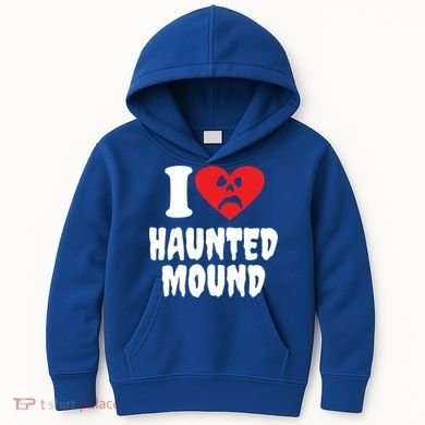 I Love Haunted Mound Cute Gift Kids Hoodie