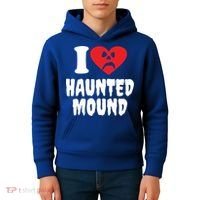I Love Haunted Mound Cute Gift Kids Hoodie thumb 4
