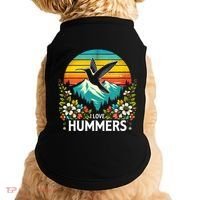 I Love Hummers Colibri Hummingbird Doggie Tank thumb 0