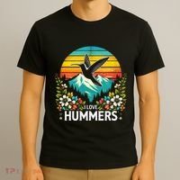 I Love Hummers Colibri Hummingbird T-Shirt thumb 3