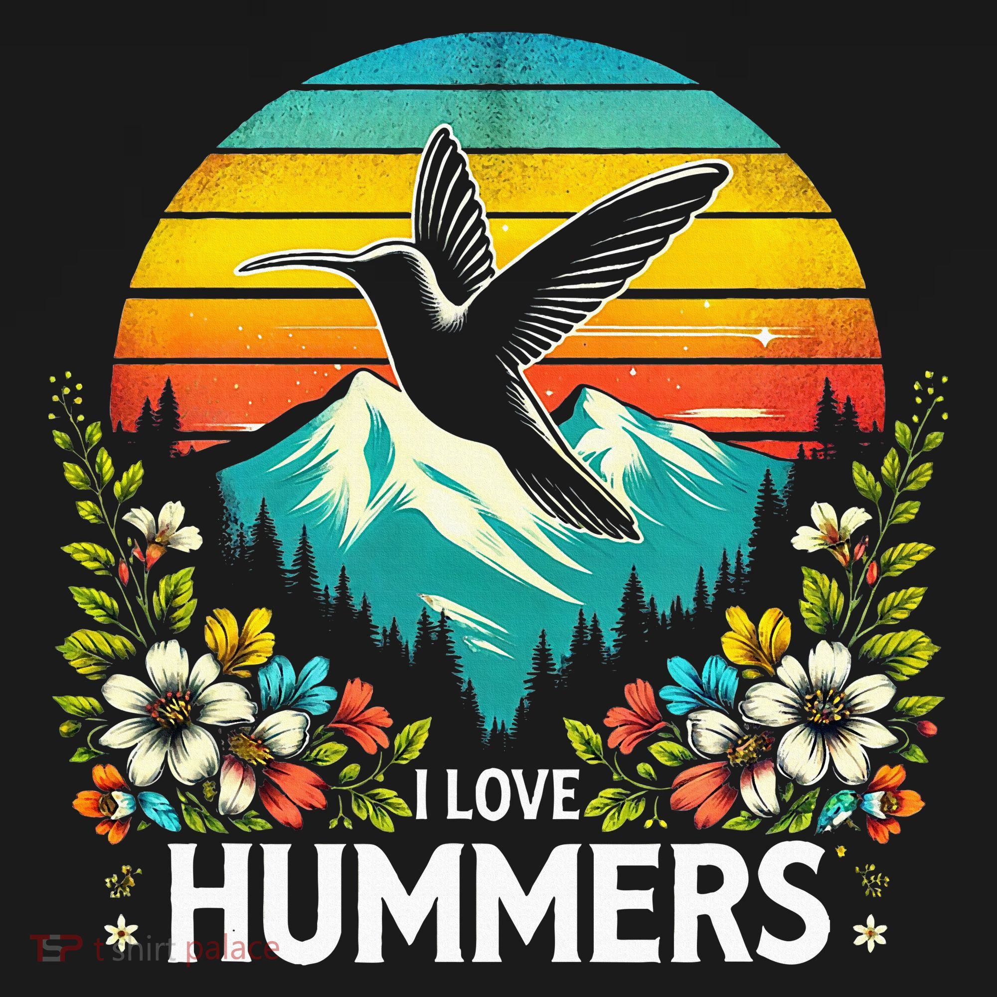 I Love Hummers Colibri Hummingbird Women's Hoodie