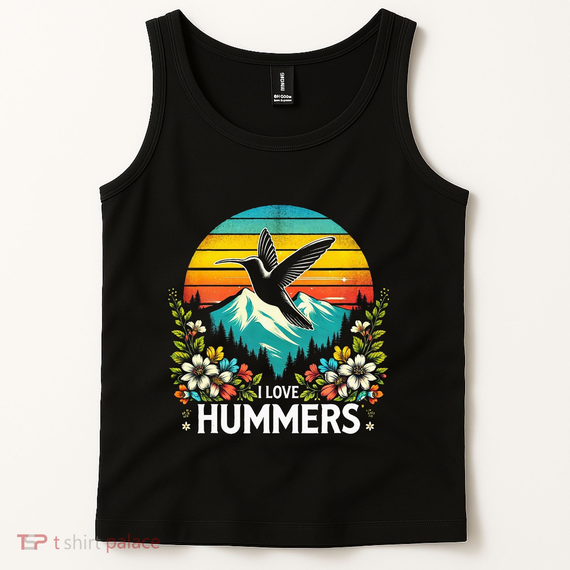 I Love Hummers Colibri Hummingbird Tank Top