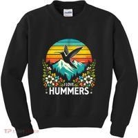 I Love Hummers Colibri Hummingbird Kids Sweatshirt thumb 0