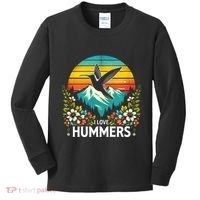I Love Hummers Colibri Hummingbird Kids Long Sleeve Shirt thumb 0