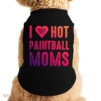 I Love Hot Paintball Moms Gift Doggie Tank thumb 0