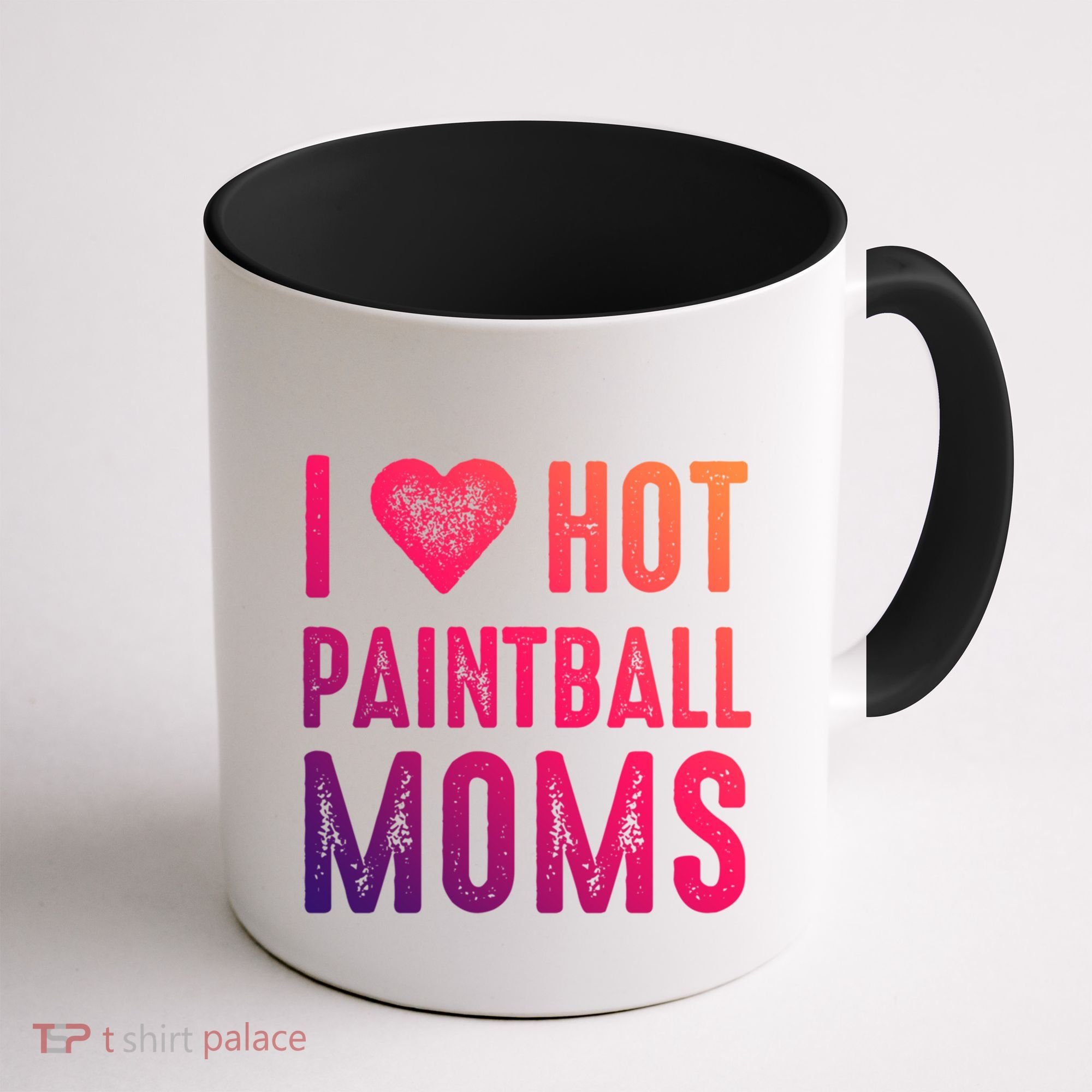 I Love Hot Paintball Moms Gift Coffee Mug