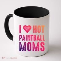 I Love Hot Paintball Moms Gift Coffee Mug thumb 0