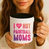 I Love Hot Paintball Moms Gift Coffee Mug thumb 3
