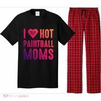 I Love Hot Paintball Moms Gift Pajama Set thumb 0