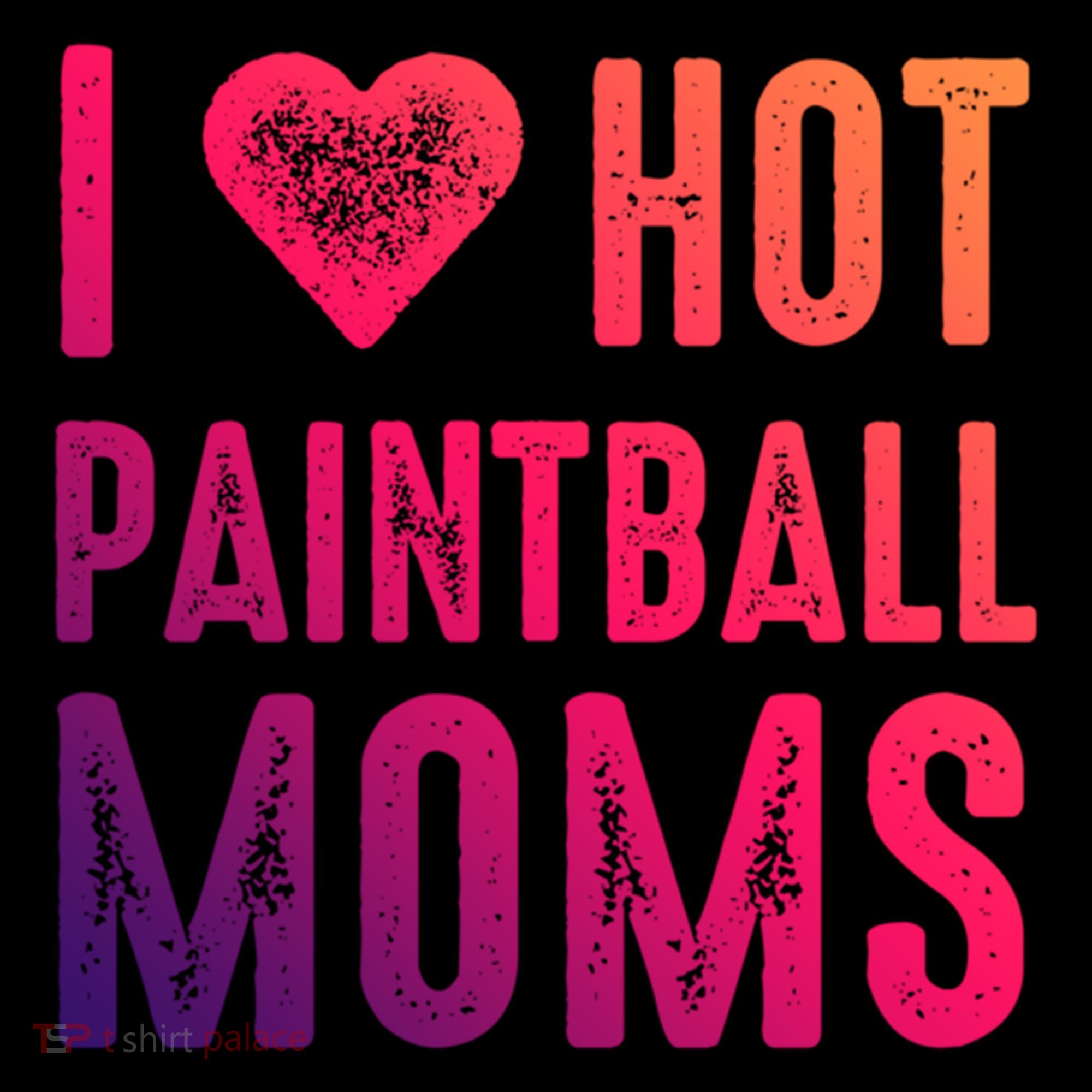 I Love Hot Paintball Moms Gift Women's Hoodie