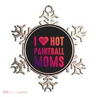 I Love Hot Paintball Moms Gift Ornament thumb 0