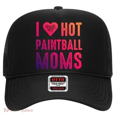 I Love Hot Paintball Moms Gift Hat