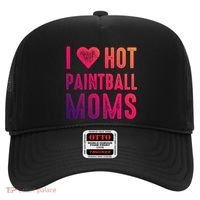 I Love Hot Paintball Moms Gift Hat thumb 0