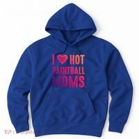 I Love Hot Paintball Moms Gift Hoodie thumb 0