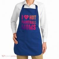 I Love Hot Paintball Moms Gift Apron thumb 2