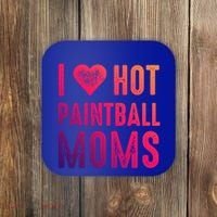 I Love Hot Paintball Moms Gift Coaster thumb 0