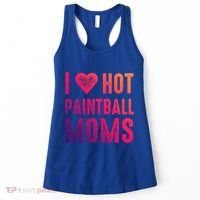 I Love Hot Paintball Moms Gift Women's Tank Top thumb 0