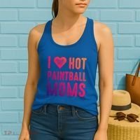 I Love Hot Paintball Moms Gift Women's Tank Top thumb 2