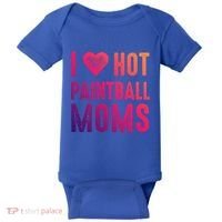 I Love Hot Paintball Moms Gift Baby Bodysuit thumb 0