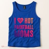I Love Hot Paintball Moms Gift Tank Top thumb 2