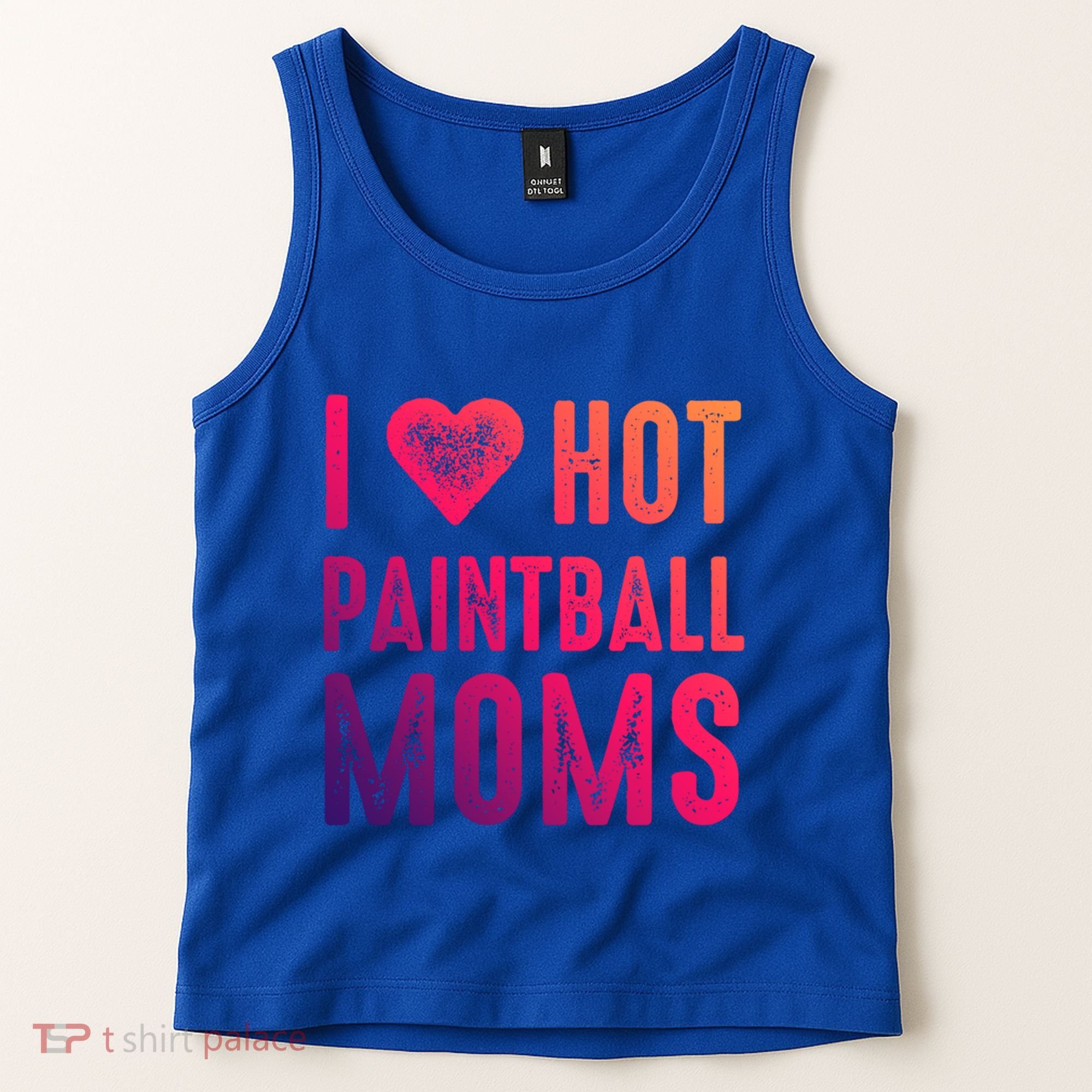 I Love Hot Paintball Moms Gift Tank Top