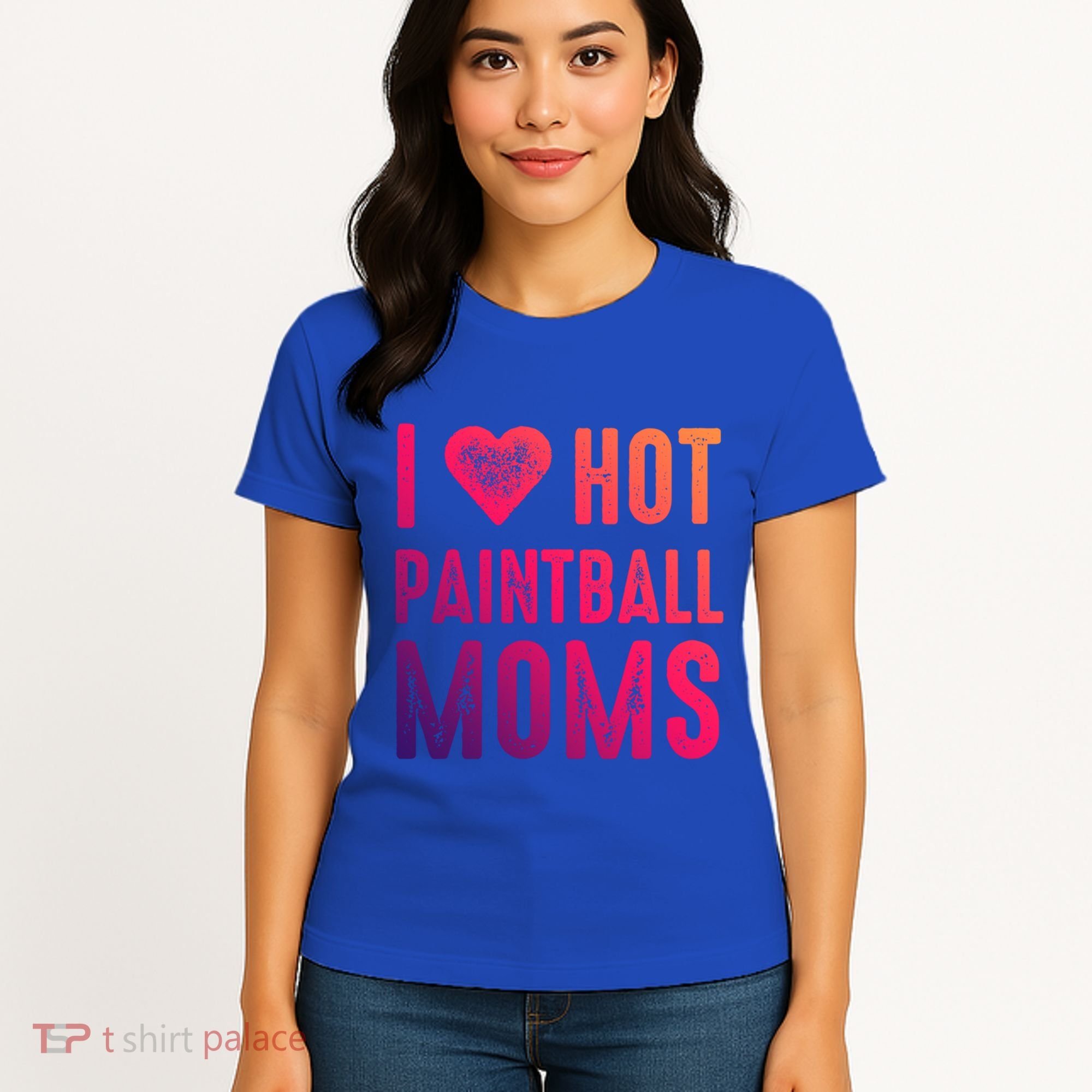 I Love Hot Paintball Moms Gift Women's T-Shirt