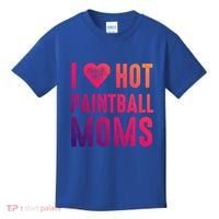 I Love Hot Paintball Moms Gift Kids T-Shirt thumb 0