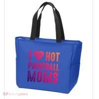 I Love Hot Paintball Moms Gift Tote Bag thumb 3