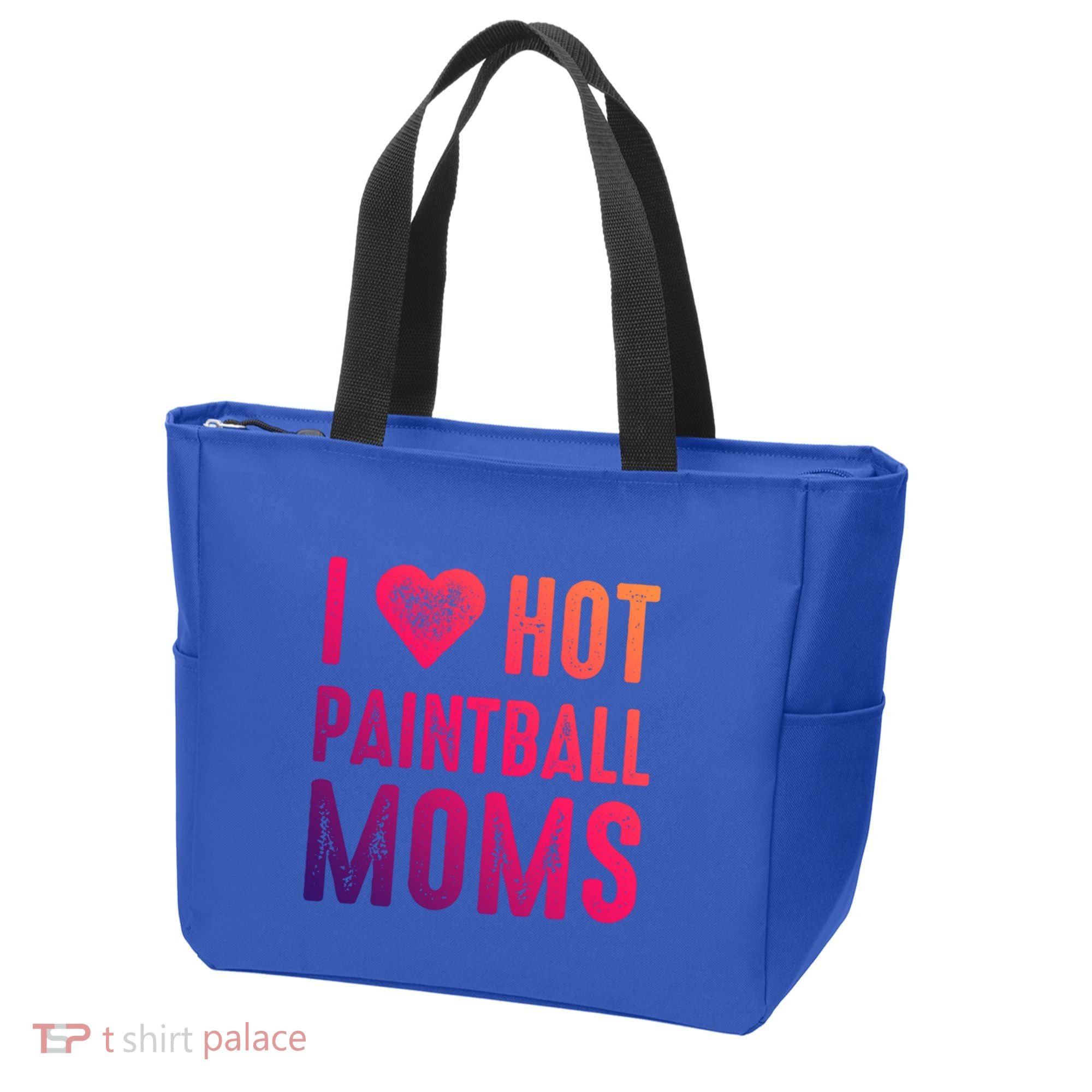 I Love Hot Paintball Moms Gift Tote Bag