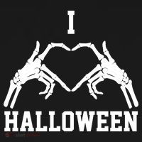 I Love Halloween Skeleton Heart Women's Tank Top thumb 5