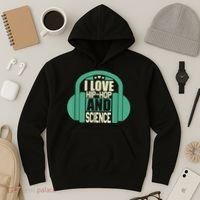 I Love Hip Hop And Science Hoodie thumb 3