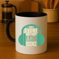 I Love Hip Hop And Science Coffee Mug thumb 4