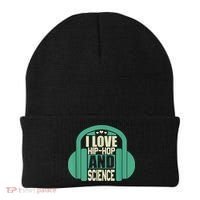 I Love Hip Hop And Science Beanie thumb 0