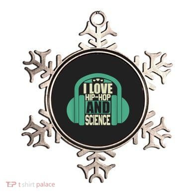 I Love Hip Hop And Science Ornament