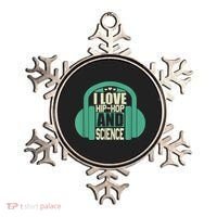 I Love Hip Hop And Science Ornament thumb 0