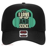 I Love Hip Hop And Science Hat thumb 0